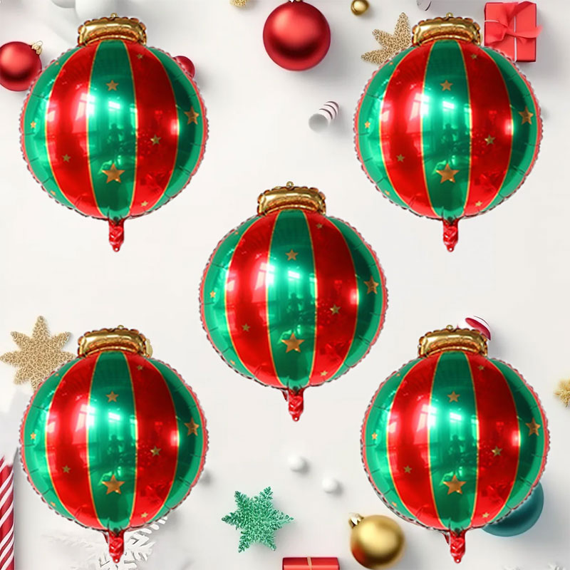 Party Event Supply Store - 5 шт. красный, зеленый рождественский шар,