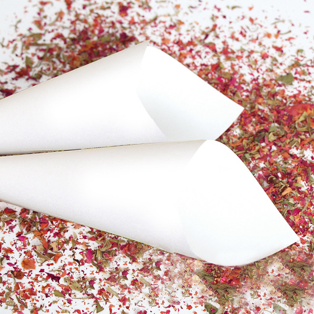 Papercraft Supply Confetti - 60 шт. конусов из крафт-бумаги для