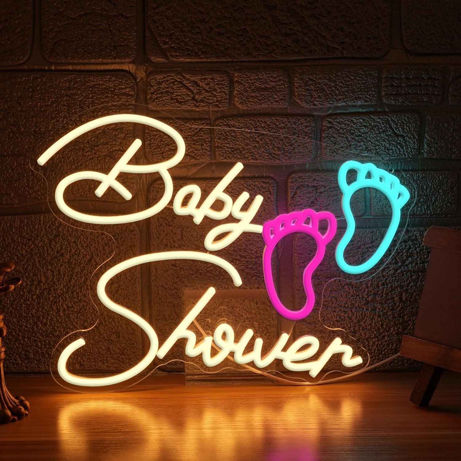 Neon Sign Party - Неоновая вывеска «Oh Baby» для вечеринки
