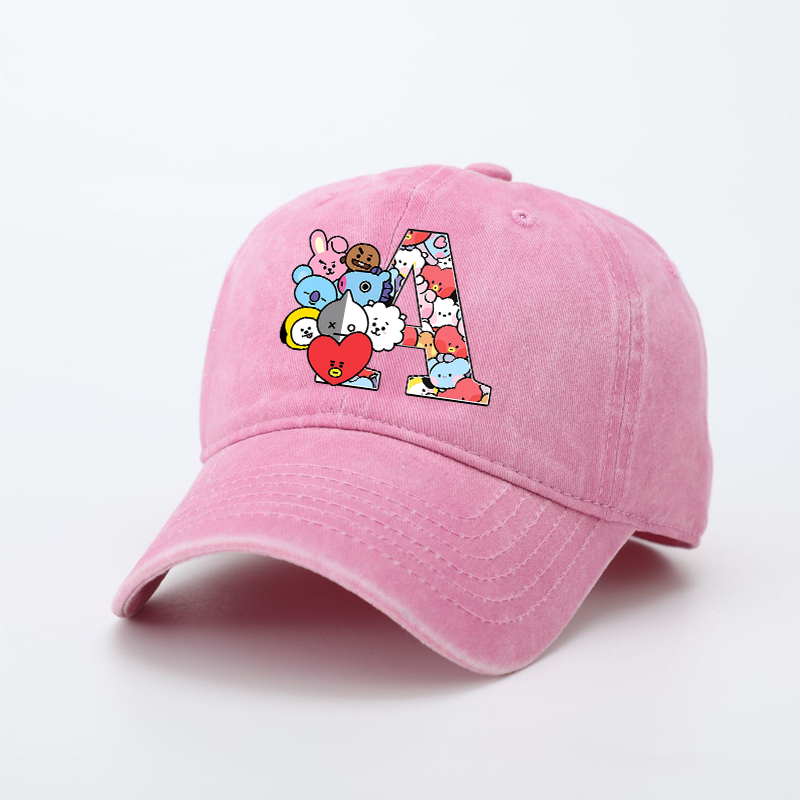 Event Z - Кепка BT21 с эффектом потертости, с