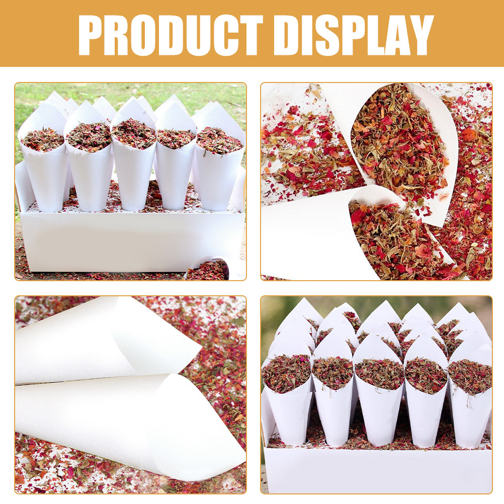 60 шт. конусов из крафт-бумаги – обзор и цена Papercraft Supply Confetti