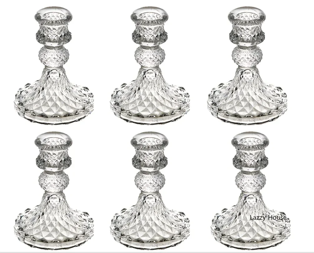 Хрустальные подсвечники 6 шт., – обзор и цена Centerpiece Stick