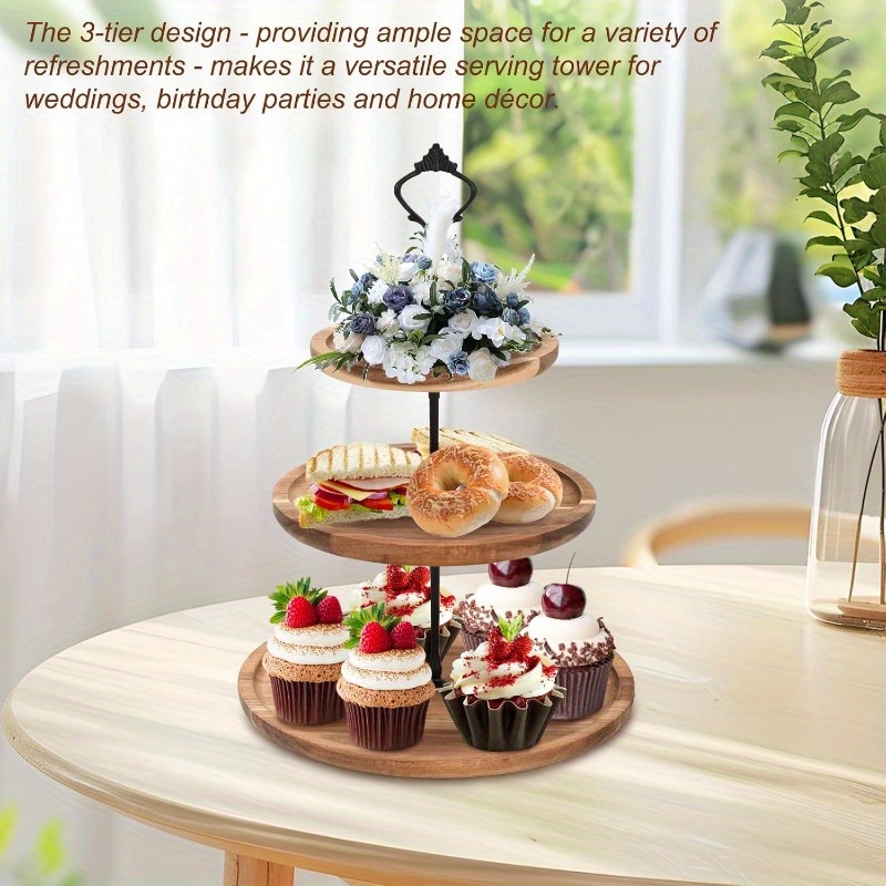Трехъярусная подставка для тор – обзор и цена Cupcake Stand Tier