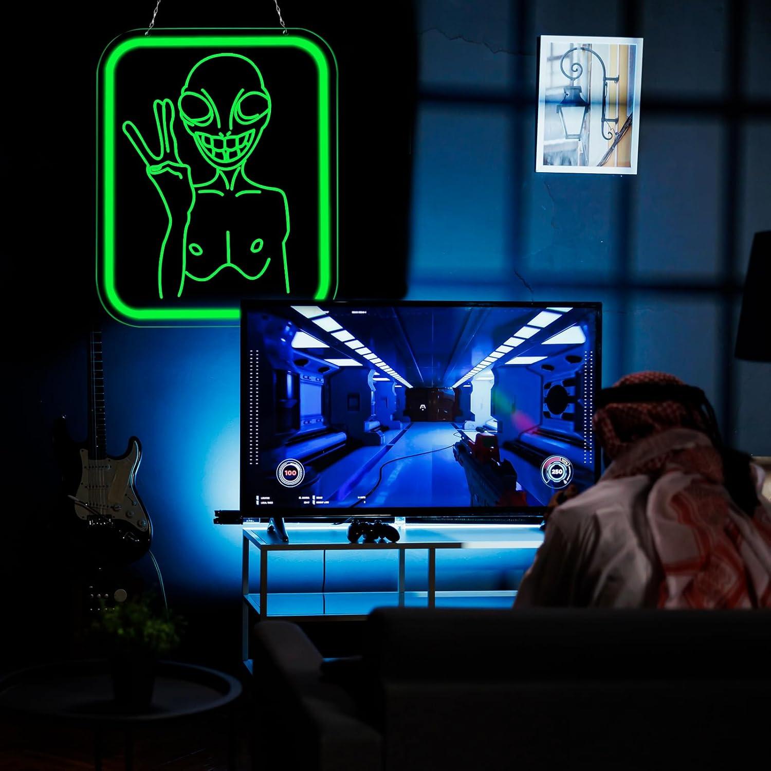 Неоновая вывеска «Чужой» с USB – обзор и цена Neon Sign Party