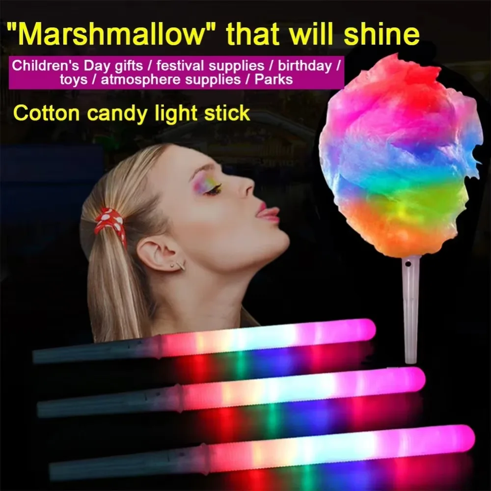 20 шт. K-pop светящиеся палочк – обзор и цена Cotton Candy Cone