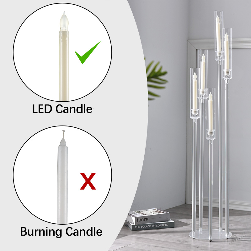 Акриловый канделябр с 5 рожкам – обзор и цена Centerpiece Stick